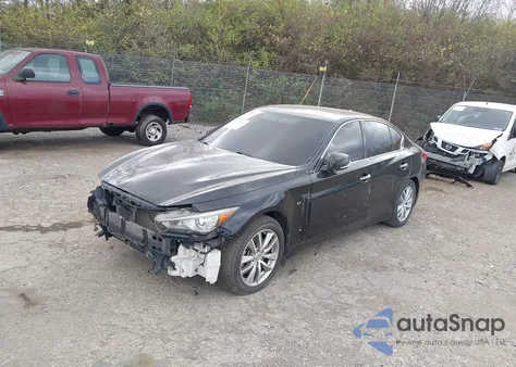 2015 Infiniti Q50 Premium from USA, damaged, VIN JN1BV7AR7FM393662